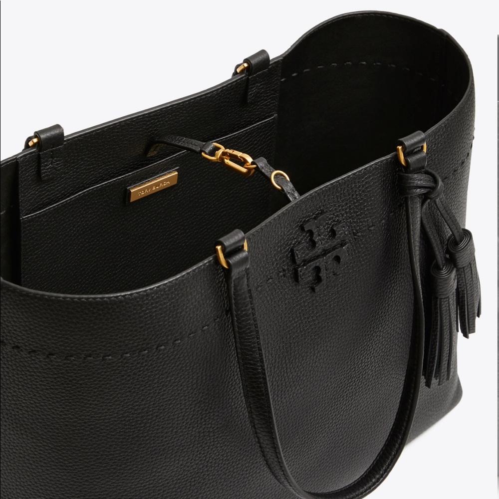 Tory Burch McGraw Tassel Tote NWT - Picture 3 of 8